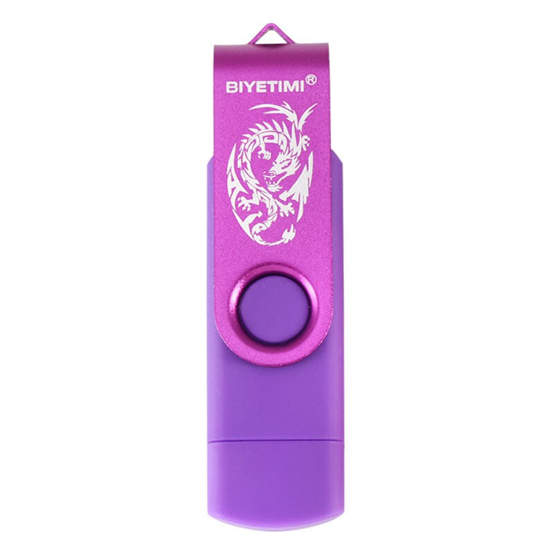 Biyetimi Premium Dragon Usb Flash Drive - Purple