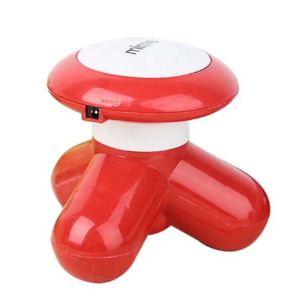 Mini Triangle USB Handled Massager - Red