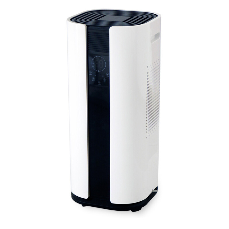 50-Pint Premium Air Dehumidifier - Black & White