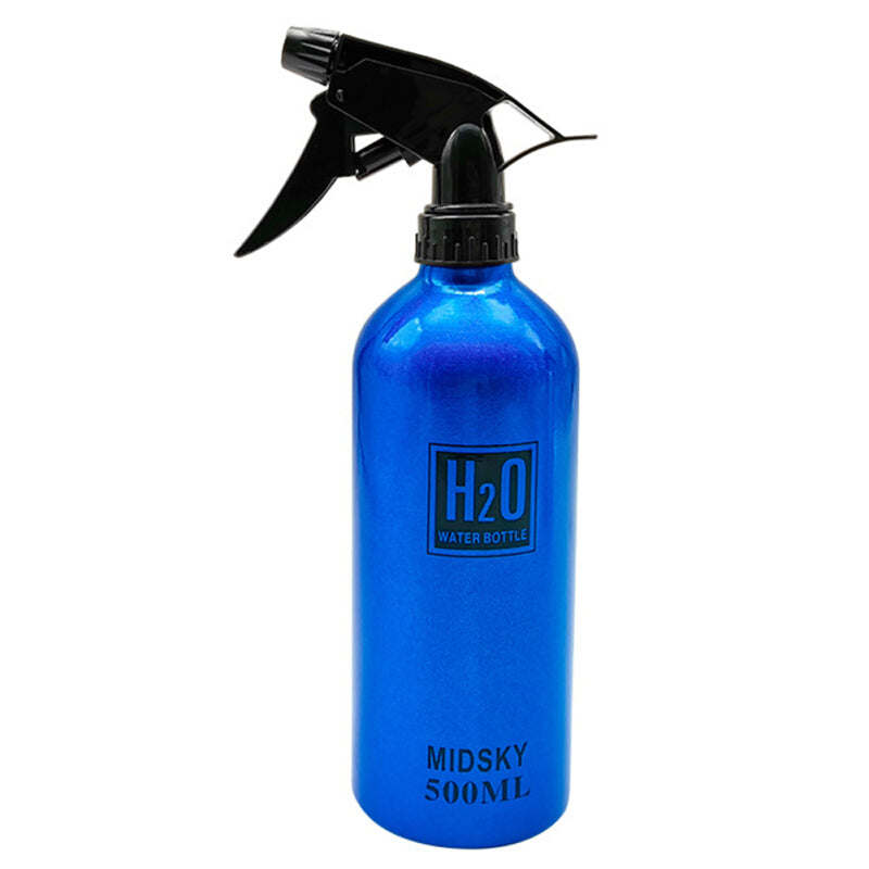 500ml Aluminum Watering Can Hairdressing Salon Hair Spray Bottle - Blue