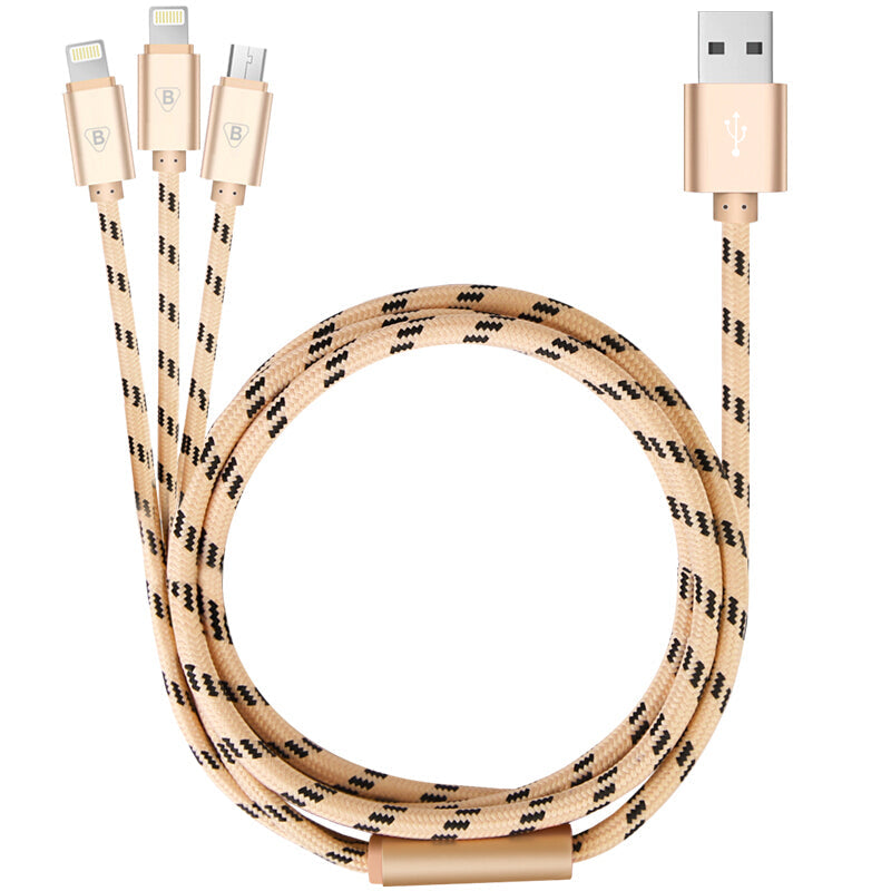 Biaze Premium Micro USB Charging Cable - Rose Gold