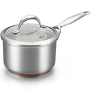 Platinum Modern Copper Milk Pot - Silver