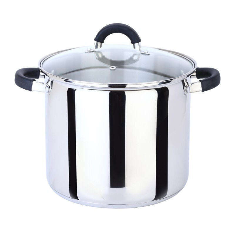 MCH-24 Premium Stainless Soup Pot - Silver