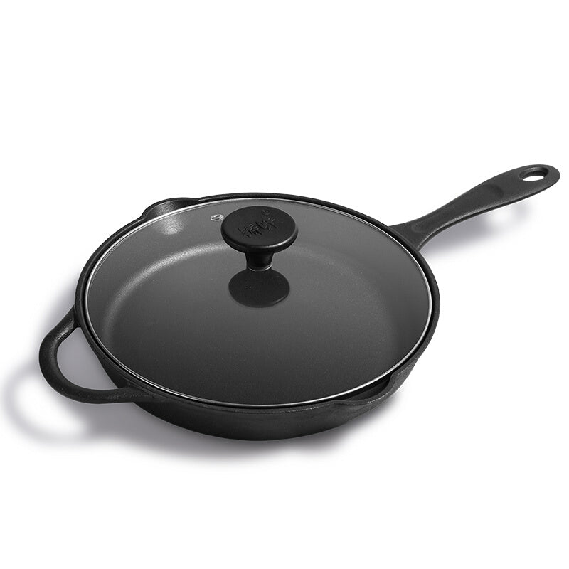 Casting Premium Iron Universal Frying Pan - Black