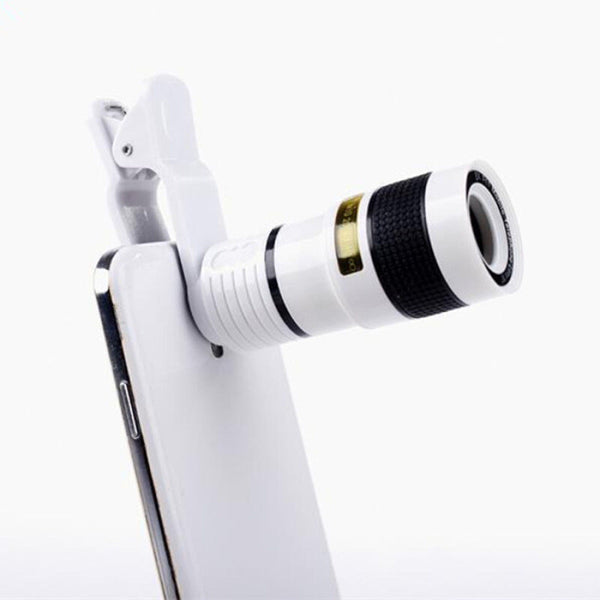 HD360 Premium High Quality Phone 8X Lens - White