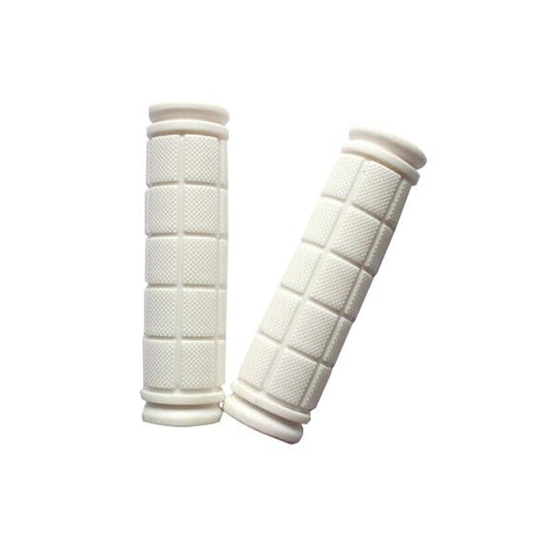 Bicycle Premium Rubber End Grip - White