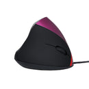 5 Button Premium USB Ergonomic Wired Mouse - Purple