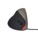 5 Button Premium USB Ergonomic Wired Mouse - Gray