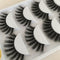 5 Pairs Thick 3D Mink Hair False Eyelashes - Black