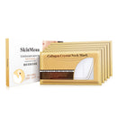 5 Pcs. Crystal Collagen Whitening Neck Patches - Gold