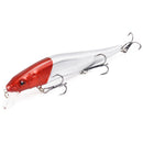 5 Pcs Premium Plastic Hard Minnow Bait - Rainbow