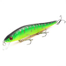 5 Pcs Premium Plastic Hard Minnow Bait - Rainbow