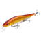 5 Pcs Premium Plastic Hard Minnow Bait - Rainbow