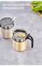 KT-1119-002 Glass Spice Box, Household, Kitchen High-End Combination Set, Oil Pot, Seasoning Bottle Complete Set, Condiment Msg Salt Seasoning Jar