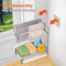 KT-12-27-10 Kitchen Rag Rack, Home Drainage Storage Rack, Towel Sponge Dishwashing Sink Rack, Wall Mounted Shelf