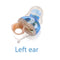 Digital Hearing Aid Sound Amplifier - Blue