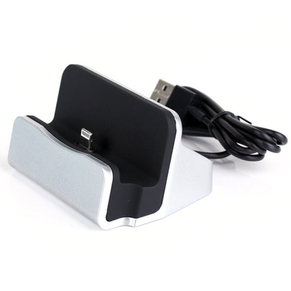 Iphone Premium Cradle Charger - Silver