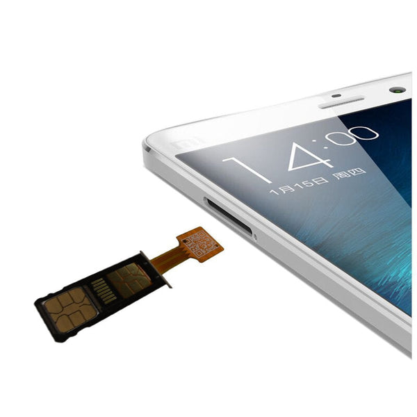 محول بطاقة Hybrid Premium Dual Nano Sim - أسود