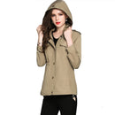 Burdully Hooded Jackets Coat Outwear - Auburn