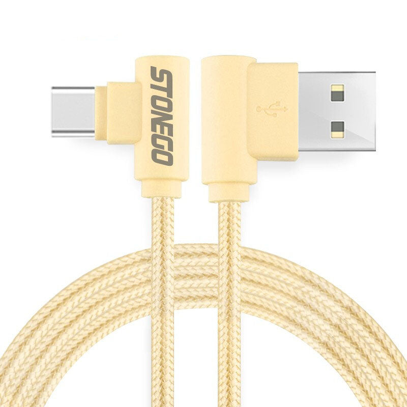 كابل شحن Stonego Premium Micro USB - أصفر