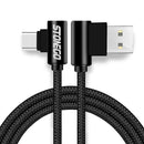 Stonego Premium Type C Charging Cable - Black