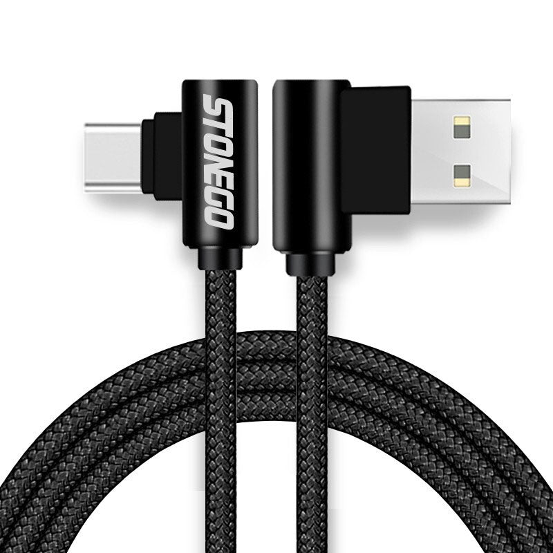 Stonego Premium Micro USB Charging Cable - Black