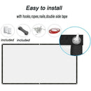 60 Inches 16:9 Portable Screen Projector - White