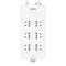 6 Combination Premium 10m Surge Protector - White