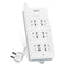 6 Combination Premium 10m Surge Protector - White