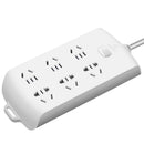 6 Controls Premium 3m Surge Protectors - White