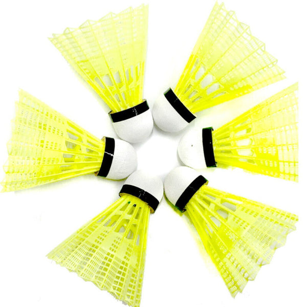 6 Pcs Premium Ball Shuttlecocks - Yellow