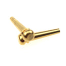 6Pcs Premium Guitar String Nail Pins - Gold