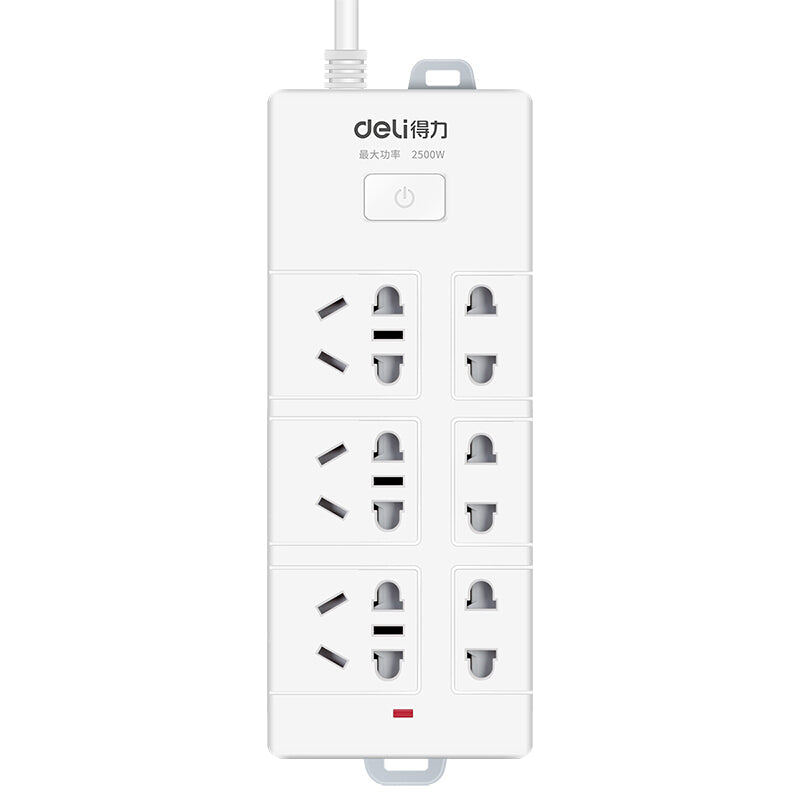 6 Position Premium 3m Surge Protector - White