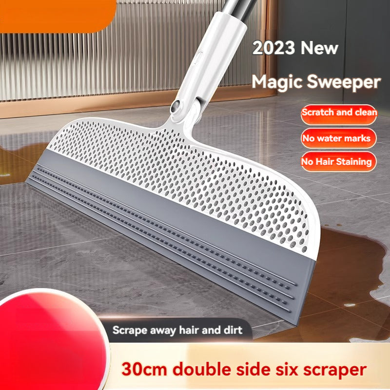 KT-12-27-06 Magic Sweeper Household Sweep, Mop Bathroom Bathroom Scraper, Silicone Scraping Sweeper