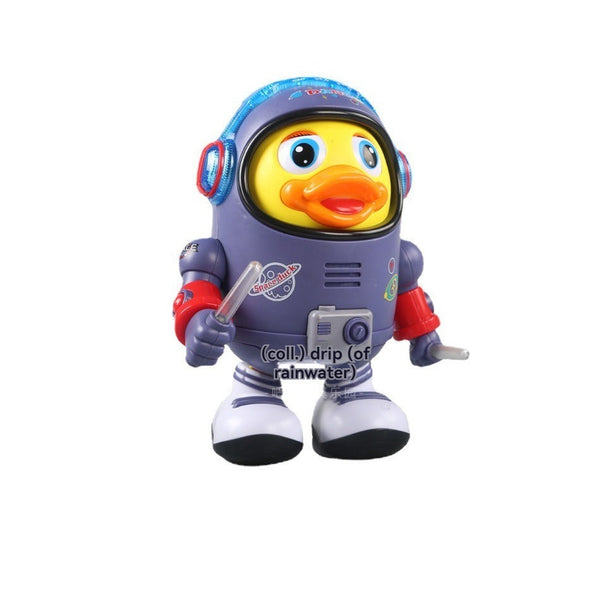 LKX-042602 Space Duck Explosion Dancing Robot Baby Early Education Toys