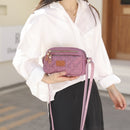 DF-0714-001 2024 Fashionable Small Bag - Simple Korean Design Oxford Cloth Shoulder Bag for College Students & Mothers