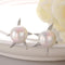 E034 Mixed order brilliant tiny artificial pearl earrings