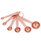 6 pcs. Measuring Spoon Baking Tool - Old Rose