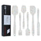 6pcs/set Premium Kitchen Silicone Utensils - White