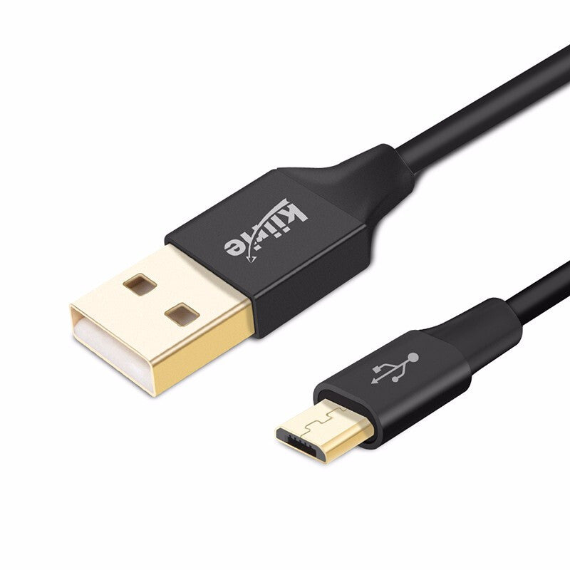 Kiirie Premium Android USB Charging Cable - Black