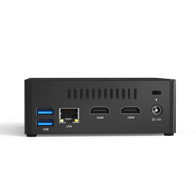 كمبيوتر Geminix Premium Mini PC يعمل بنظام Windows 10 - 4 جيجابايت + 64 جيجابايت