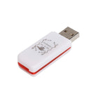 4 in 1 Premium Multi Port Card Reader - Red