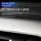 LKX-0410-1 High Grade Alloy 3D Metal Car Manufacturer Logo Label Sticker Car Upgrading Decorations - 1 Pack/30 Pieces