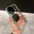 AB-041702 Sunglasses Lens Cover Invisible Stent High Transmittance Phone Case for Apple 15promax/14/13 Creative Iphone12 Protective Cover Personalized Net Red Senior