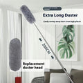 DF-08-10-01 Extendable Home Dusting Brush Cleaning Duster Non-Chicken Feather Duster Ultra-Fine Fiber Dusting Brush Flexible Dusting Tool