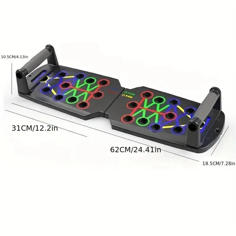 HCW-033007 حامل متعدد الوظائف، لوح لياقة تمرين الضغط، جهاز البطن المنزلي، معدات تدريب اللياقة البدنية الرياضية