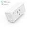 WIFI Smart Socket Smart Switch Socket Amazon Alexa Voice Control US Smart Socket white