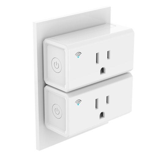 WIFI Smart Socket Smart Switch Socket Amazon Alexa Voice Control US Smart Socket white