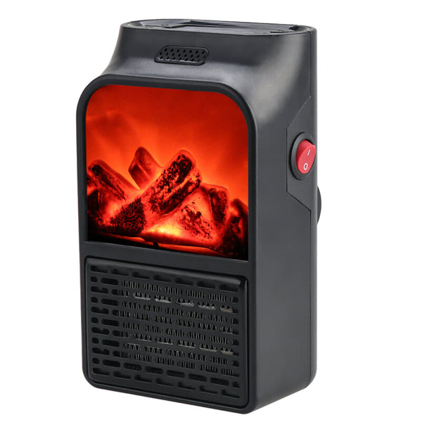 1000W Portable Indoor Modern Space Heater - Black