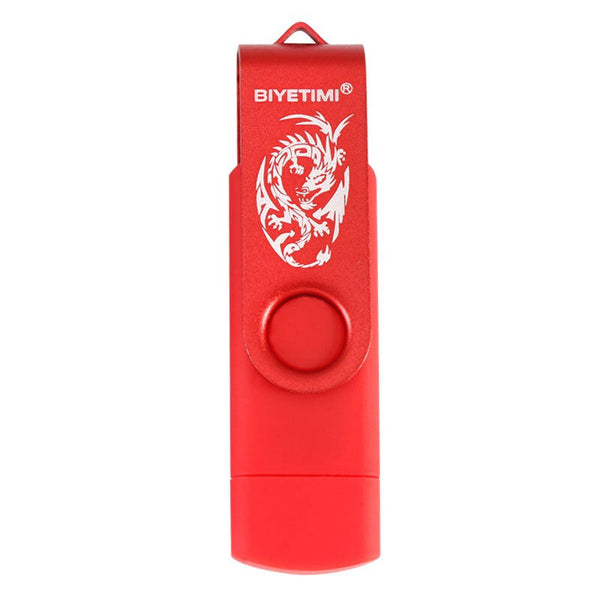 محرك فلاش Biyetimi Premium Dragon USB - أحمر